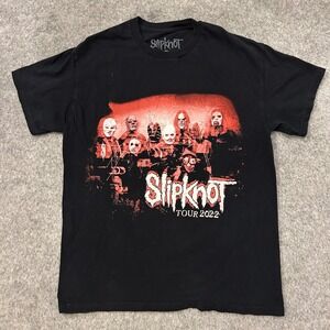 Slipknot 2022 Band Tour T Shirt Heavy Metal Rock Grunge T Shirt Adult Medium